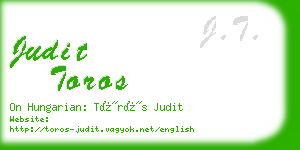 judit toros business card