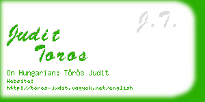 judit toros business card